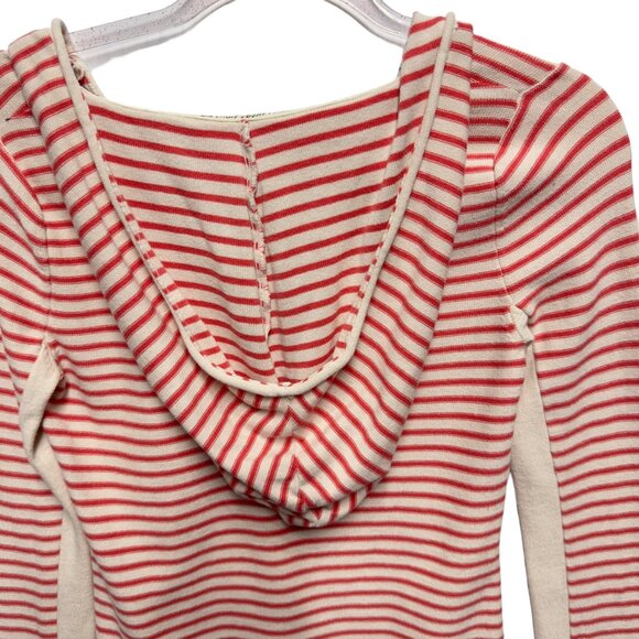 Roxy Thick Knit Sweater Hoodie with Pockets - Picture 5 of 8